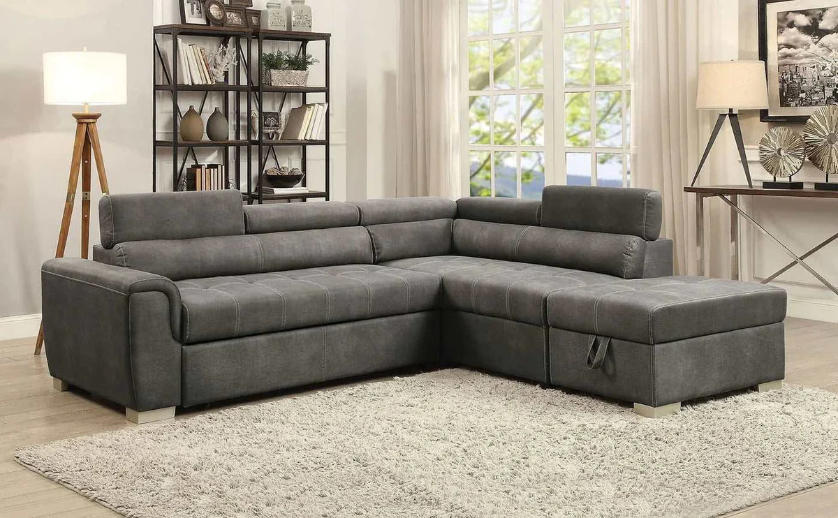 CarolinaPulloutSofaBedGrey Carolina Pullout Sofa Bed Grey - Image 1