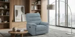 Marco Grey Fabric Manual Recliner Sofa Set 51358 - Image 5