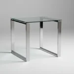 Metro 3pc Glass Coffee Table Set with Chrome Finish 3646 - Image 3