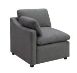 Pippa 5-Piece Modular Sectional with 3 Pillows 99076GYSS5 - Image 8