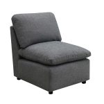 Pippa 5-Piece Modular Sectional with 3 Pillows 99076GYSS5 - Image 3