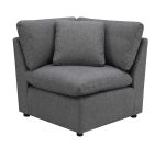 Pippa 5-Piece Modular Sectional with 3 Pillows 99076GYSS5 - Image 5