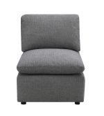 Pippa 6-Piece Modular Sectional with Console & Wireless Charger 99076GYSS6 - Image 5