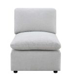 Pippa 6-Piece Modular Sectional with Right Side Arm Chair, Console & Left Side Ottoman Chaise 99076LGYSSO6R - Image 9