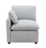 Pippa 7-Piece Modular Sectional with Console & Ottoman 99076LGYSS7 - Image 8