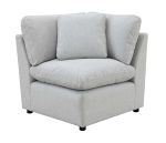 Pippa 6-Piece Modular Sectional with Right Side Arm Chair, Console & Left Side Ottoman Chaise 99076LGYSSO6R - Image 8