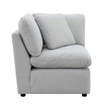 Pippa 7-Piece Modular Sectional with Console & Ottoman 99076LGYSS7 - Image 7