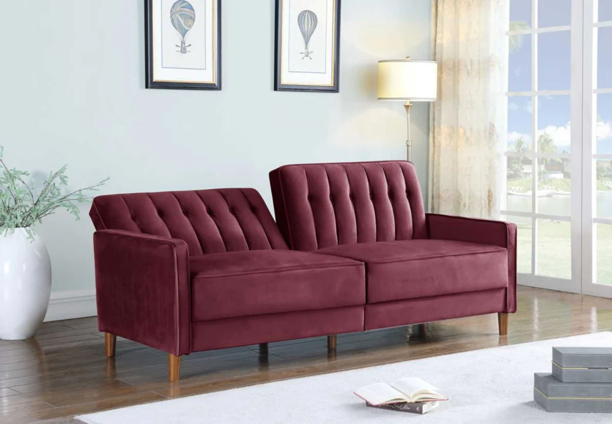 angelsofabedburgundy Angel Sofa Bed - Burgundy - Image 1