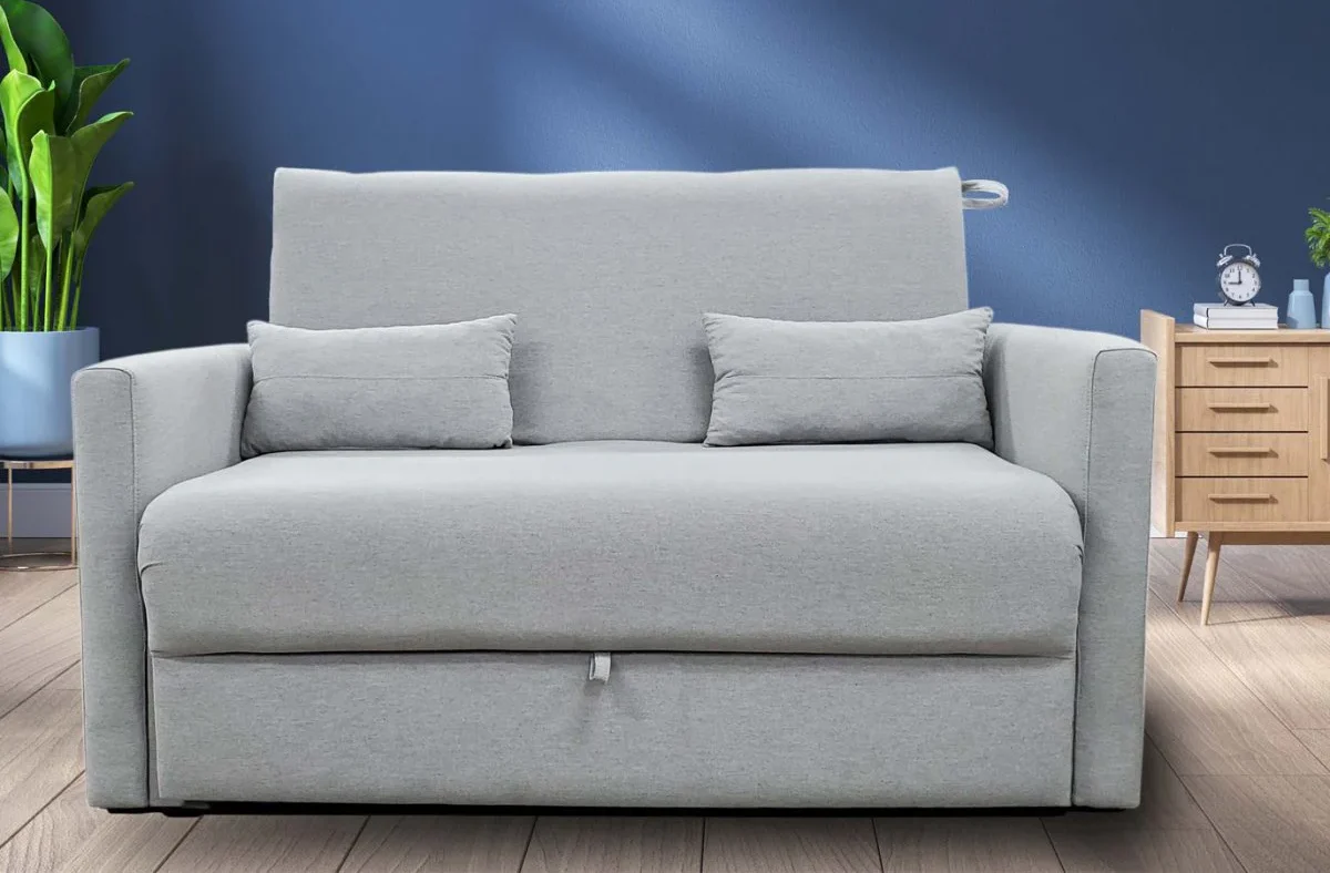 sofabed1825G Grey Fabric Sofa Bed T1825G - Image 1