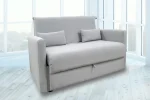 Grey Fabric Sofa Bed T1825G - Image 2