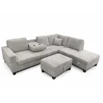 Haven Corduroy Sectional - Image 3