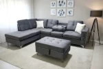 Conley Sectional - Velvet - Image 2