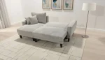 Aria Corduroy Reversible Pullout Sofa Bed Sectional - Image 4