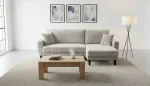Aria Corduroy Reversible Pullout Sofa Bed Sectional - Image 5