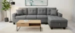Fabric Sectional Storage Sofa - Image 3