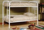 Twin Over Twin Metal Bunk Bed - Image 2