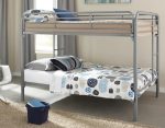 Twin Over Twin Metal Bunk Bed - Image 3